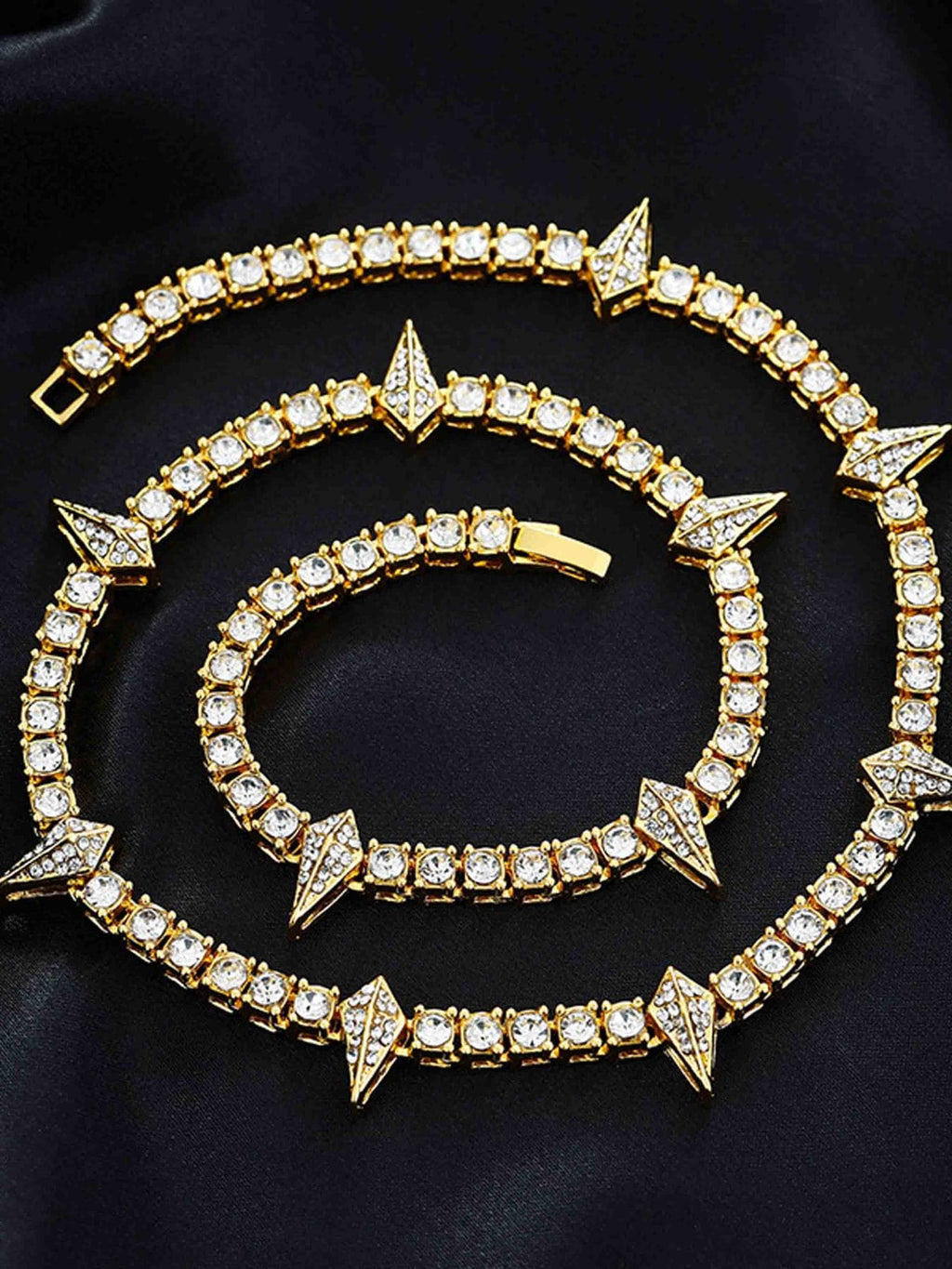 Theprecipice Hip Hop Collarbone Chain Necklace - 2221