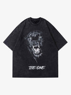 Theprecipice Black Panther Print T-shirt
