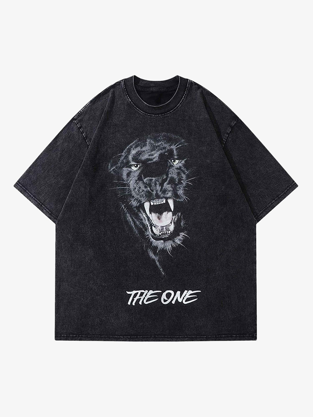 Theprecipice Black Panther Print T-shirt