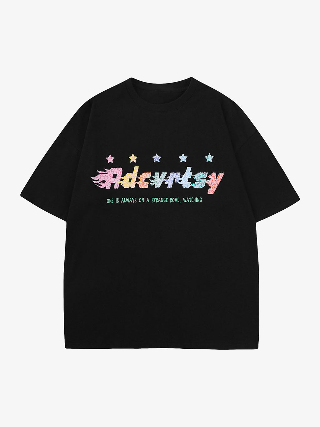 Theprecipice Colorful Full Of Stars Printed T-shirt