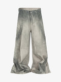 Retro Dirty Dye Baggy Pants - 2468