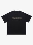 Camouflage Letter Short Sleeve T-Shirt