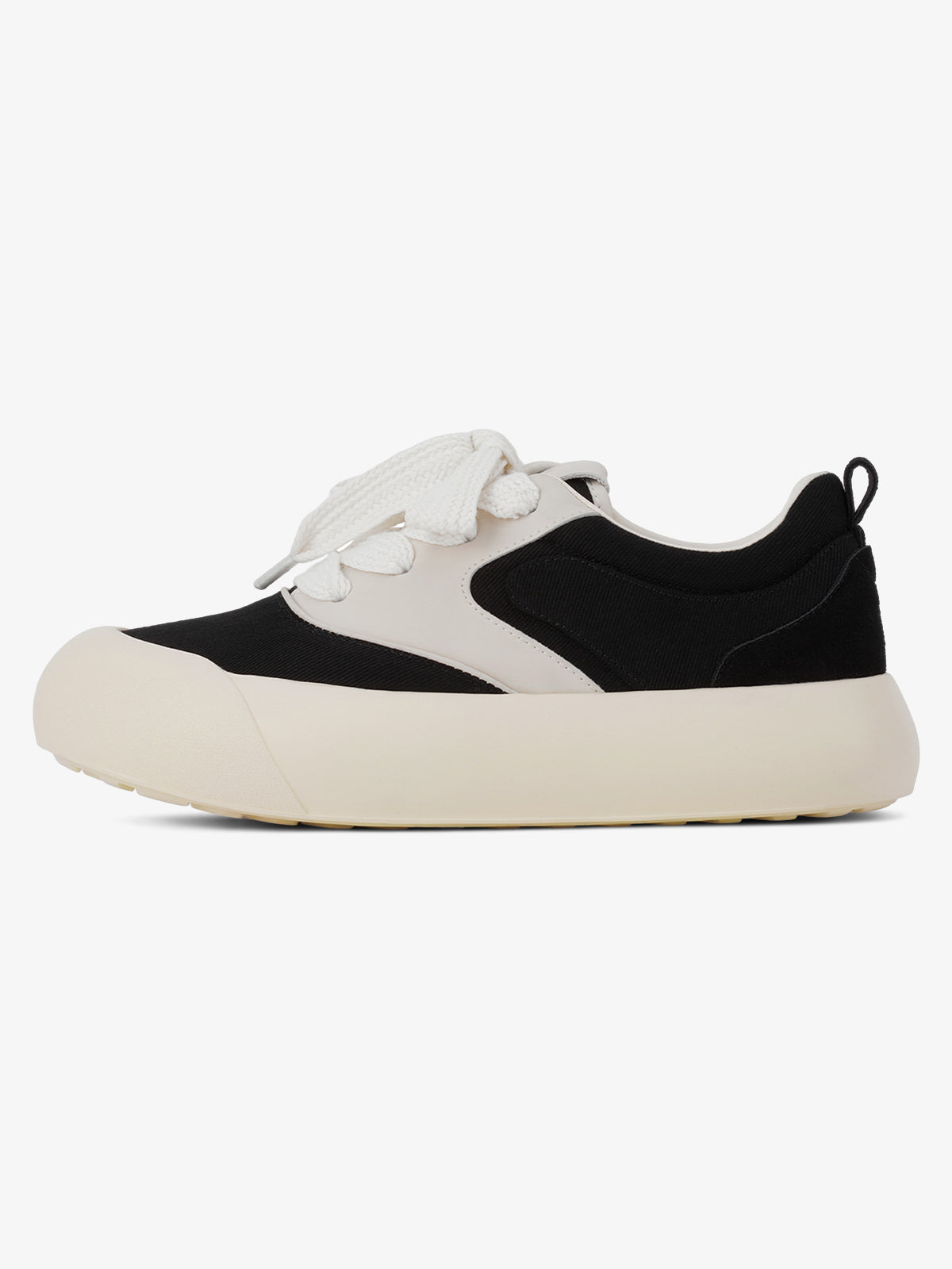 Theprecipice Chunky Round-Toe Color-Block Rap Sneakers