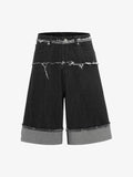 Cleanfit Raw Edge Denim Short - 2483
