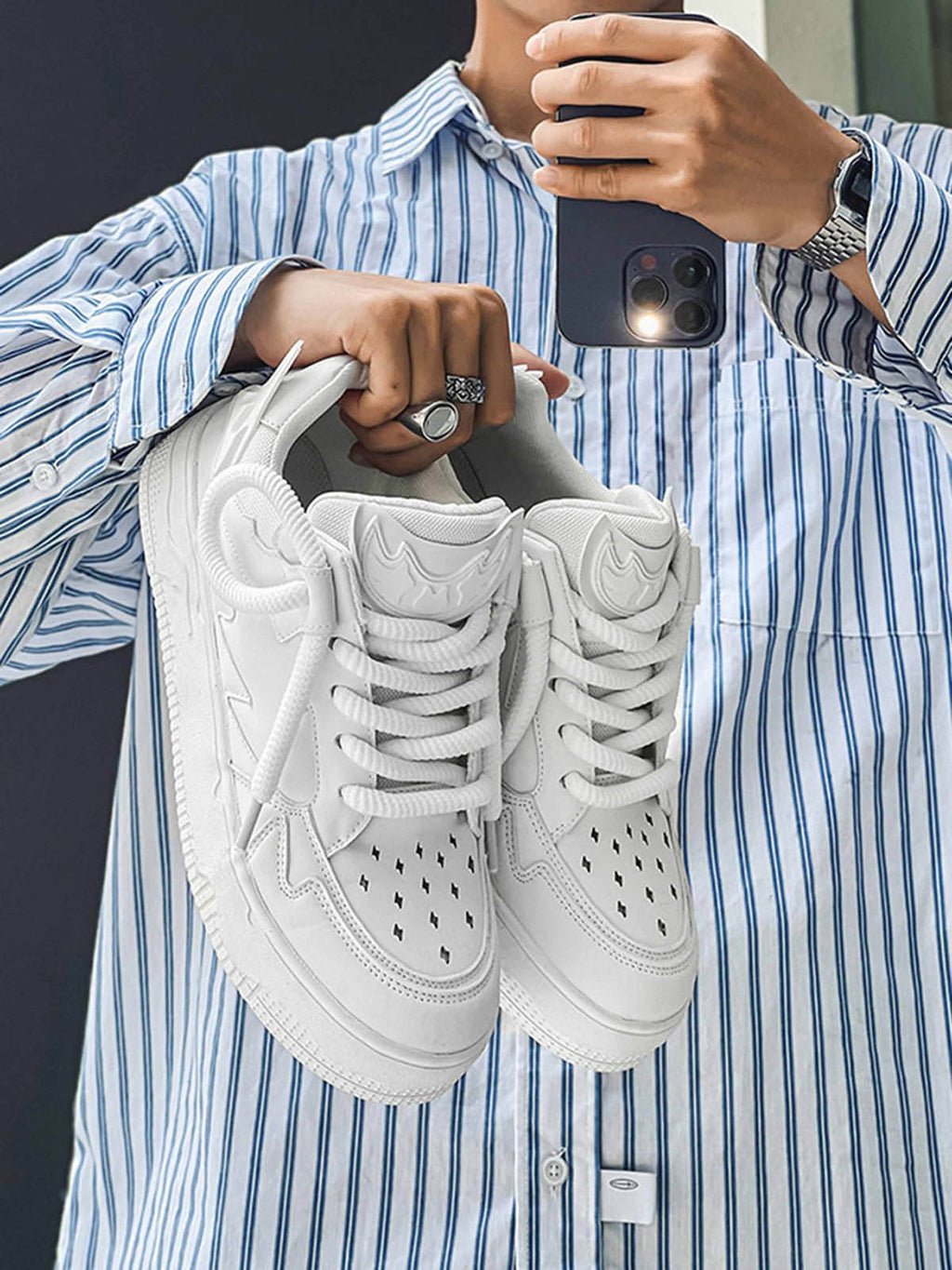 Theprecipice Niche Retro Couple Board Shoes
