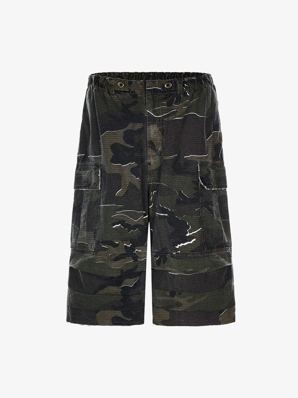 Theprecipice Retro Camouflage Workwear Baggy Jorts