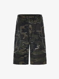 Theprecipice Retro Camouflage Workwear Baggy Jorts