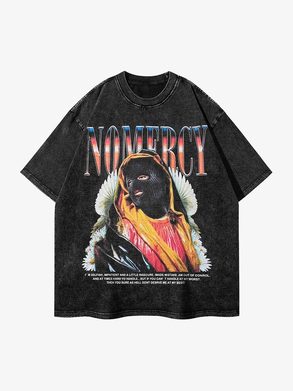Theprecipice Hip Hop Washed Vintage Do-over T-shirt
