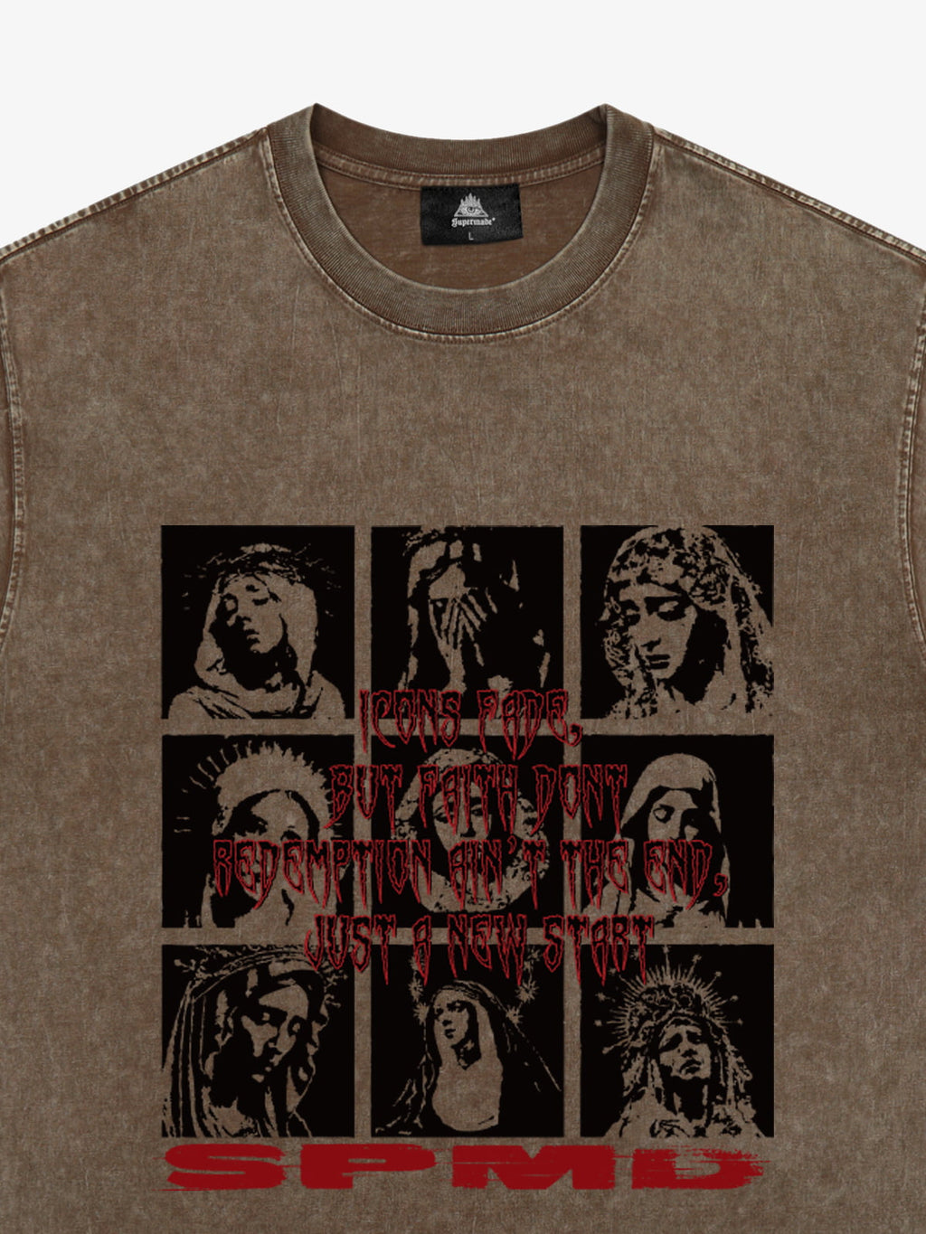 Original Saint Slogan Graphic T-Shirt