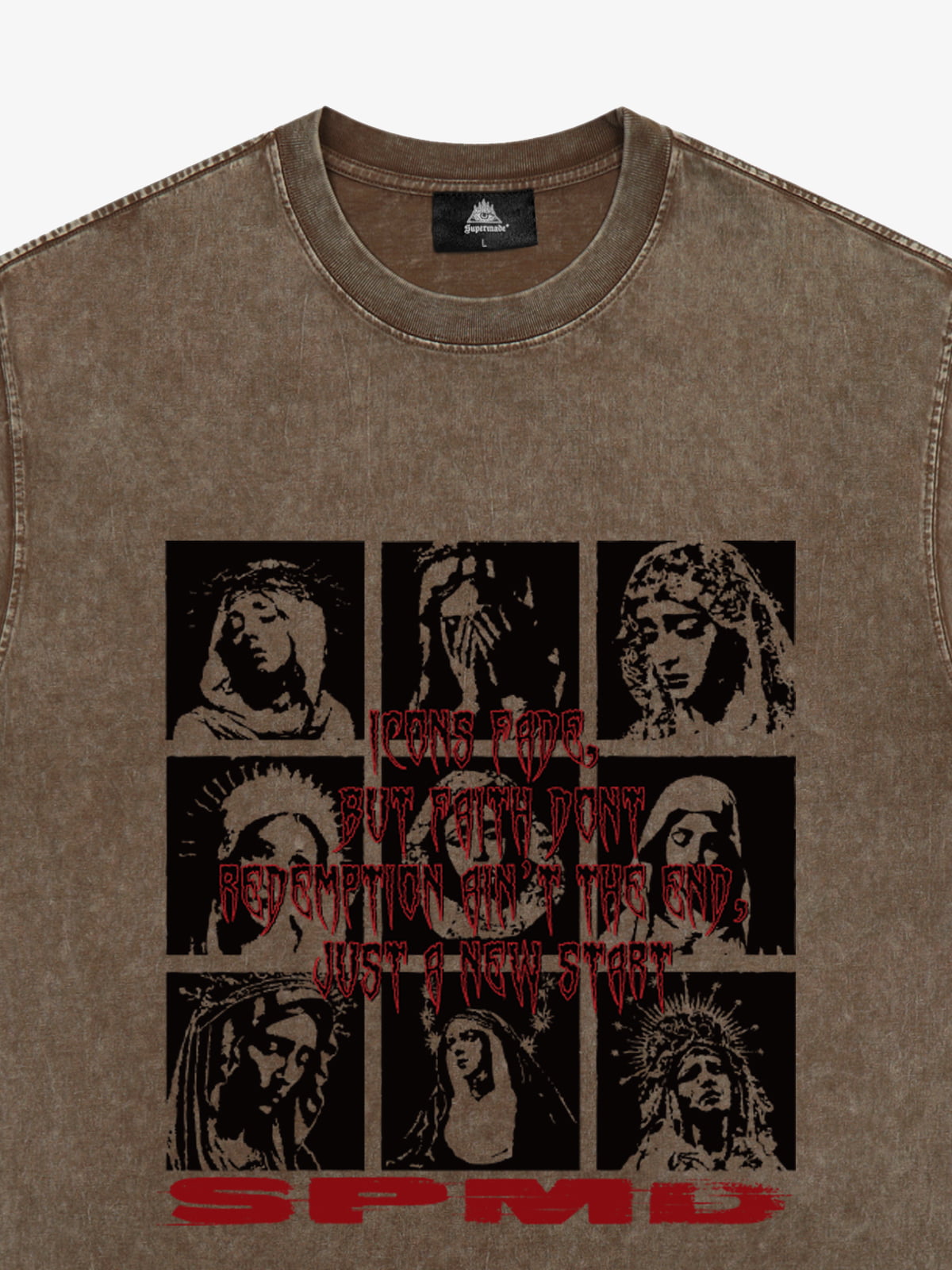 Original Saint Slogan Graphic T-Shirt