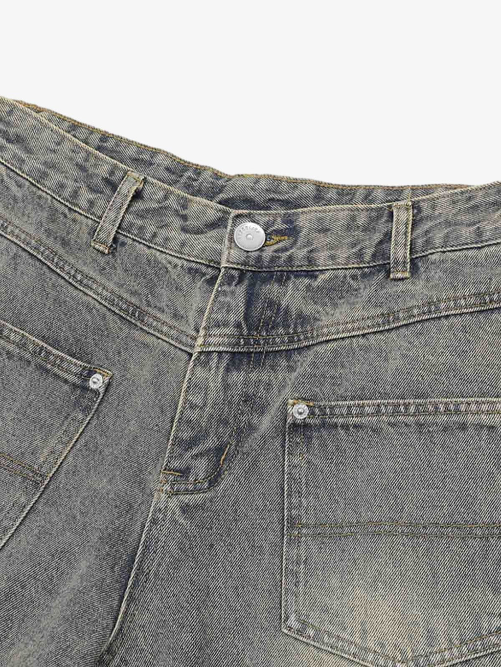 Denim Distressed Ripped Suit - 2460