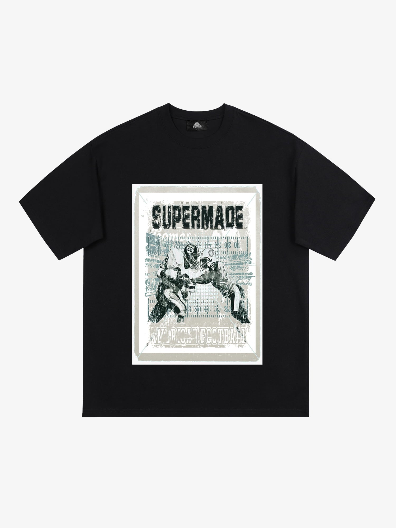 Super Bowl Football Print T-Shirt