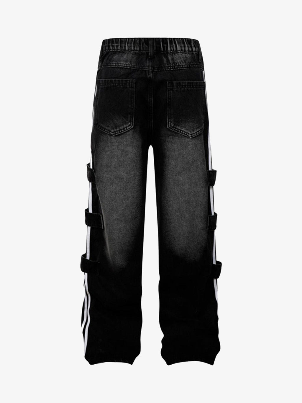 Street Stripe Paneled Work Jeans