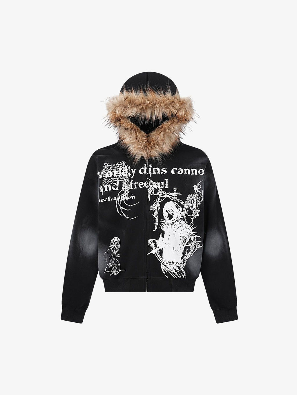 precipice × Mortemartt Graphic Hooded Jacket- 2279