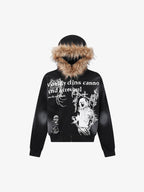 precipice × Mortemartt Graphic Hooded Jacket- 2279