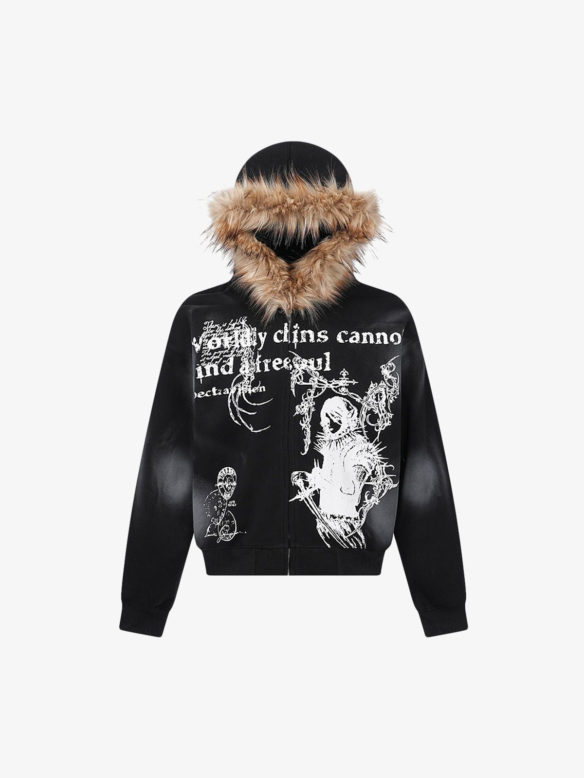 precipice × Mortemartt Graphic Hooded Jacket- 2279