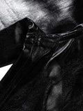 Theprecipice Glossy Patent Leather Flare Pants - 2396