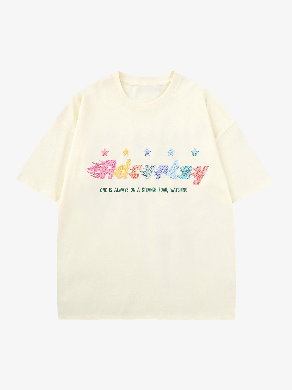 Theprecipice Colorful Full Of Stars Printed T-shirt
