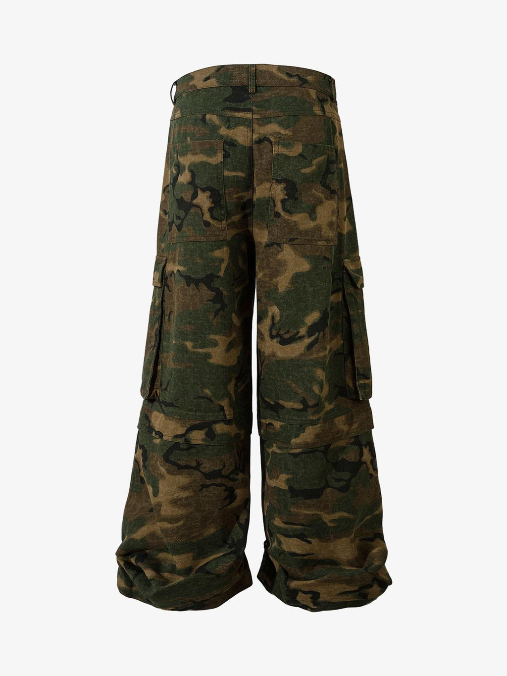 Theprecipice Street Camouflage Multi Pocket Cargo Pants - 2369