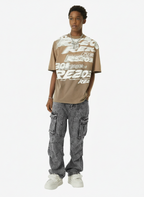 Theprecipice American Street Style Washed Distressed Work Jeans - 2354