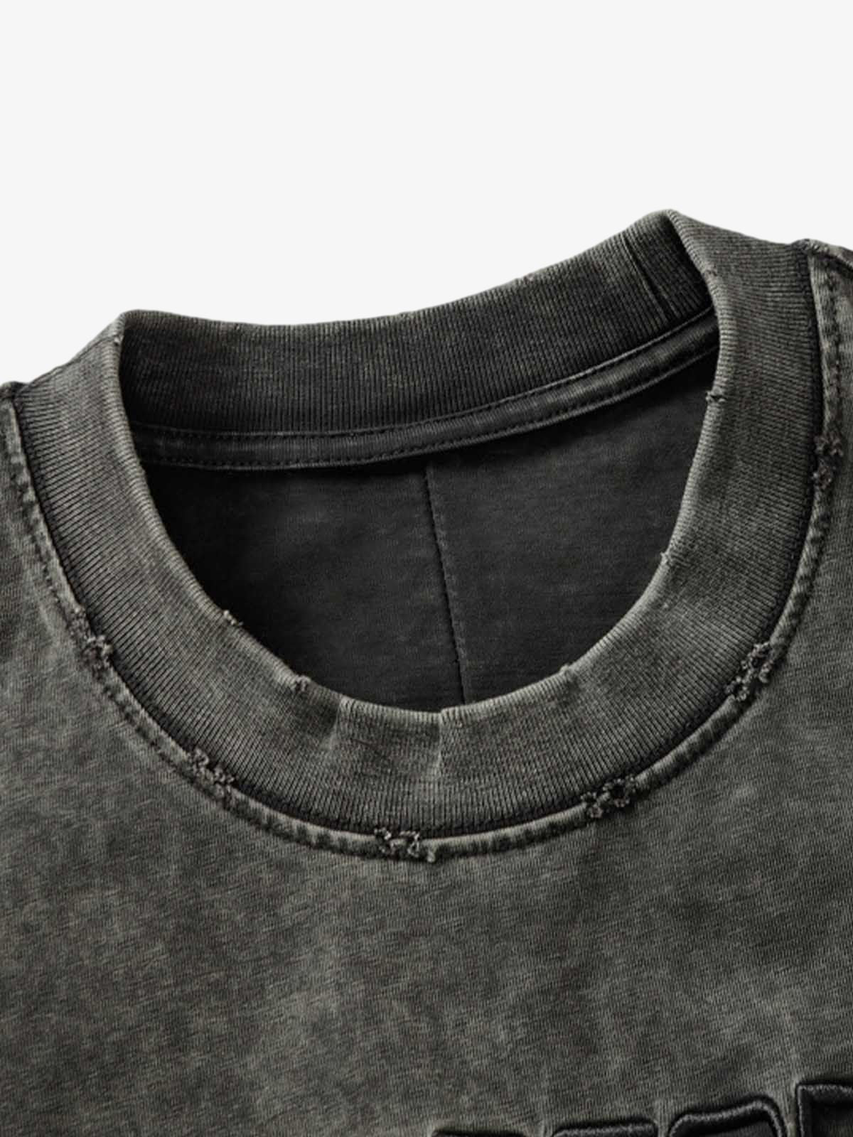 Vintage Washed Multi-Pocket T-Shirt