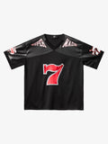 Original "SUPER 7" V-Neck Jersey T-SHIRT