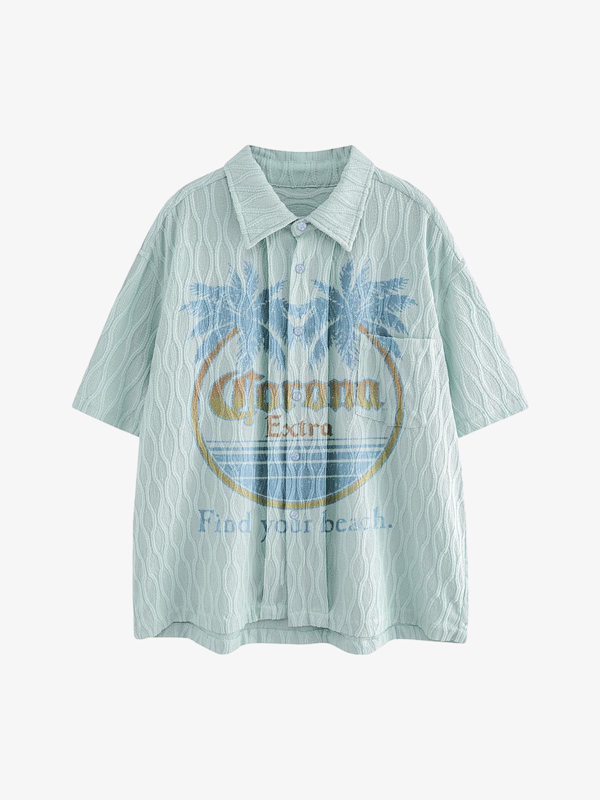 Palm Tree Short-Sleeve Shirt