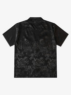 Theprecipice Leaves Pattern  Black Vintage Shirts