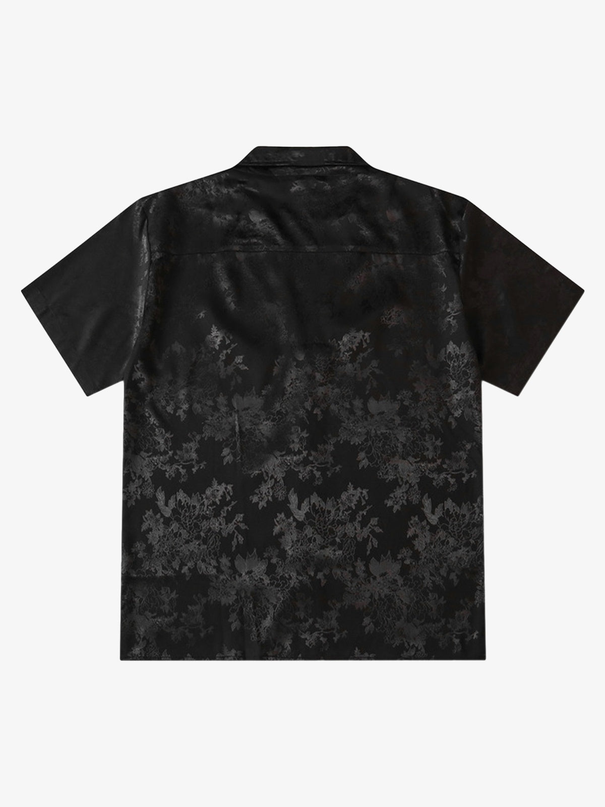 Theprecipice Leaves Pattern  Black Vintage Shirts