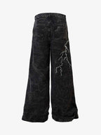 Theprecipice High Street Hip-hop Distressed Washed Jeans - 2185