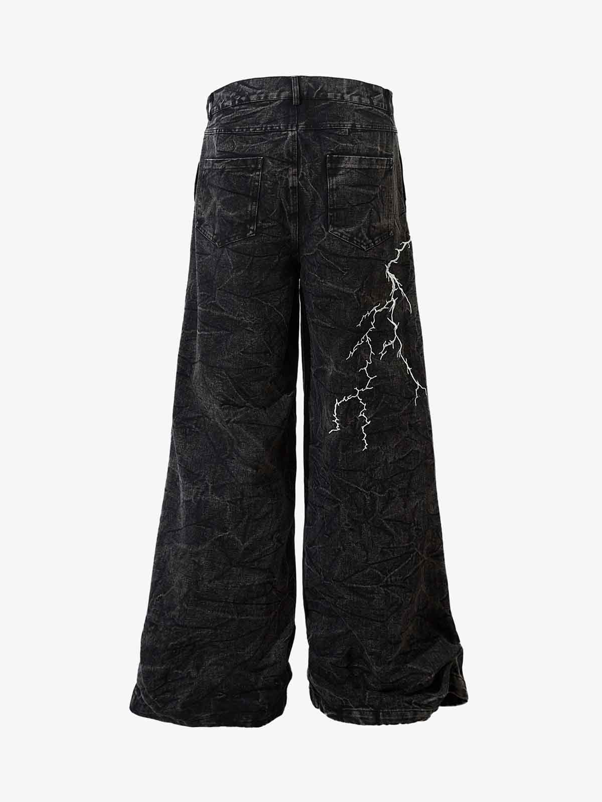 Theprecipice High Street Hip-hop Distressed Washed Jeans - 2185