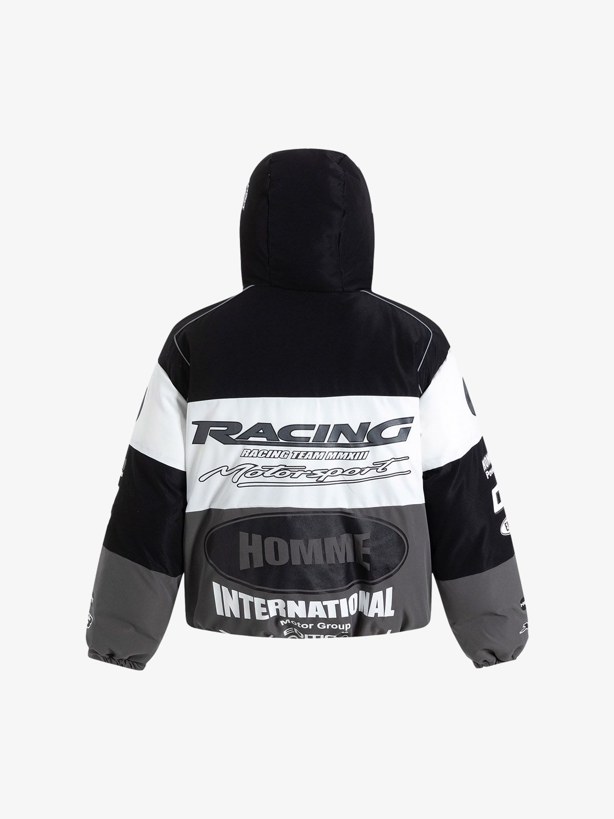 Theprecipice Motorcycle Racing Puffer Jacket