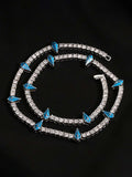 Theprecipice Hip Hop Collarbone Chain Necklace - 2221