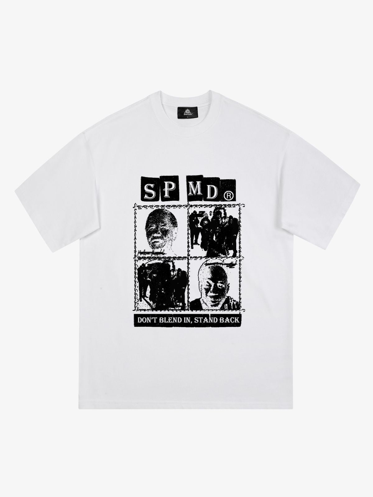 Original Street Protrait Graphic Print T-Shirt