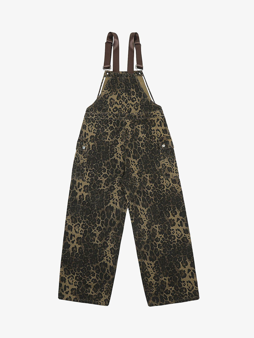 Theprecipice Leopard Print Street Style Workwear Overalls - 2020