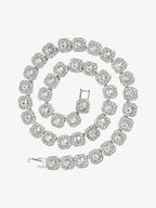 Theprecipice Round Diamond Cuban Necklace