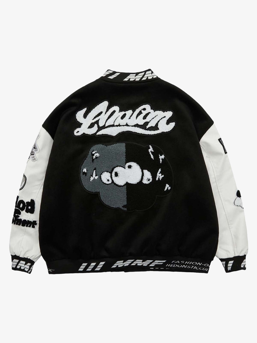 Theprecipice Pink Terry Patch Embroidered Hip Hop Baseball Jersey - 1965