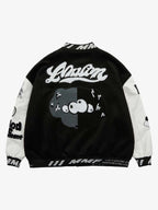 Theprecipice Pink Terry Patch Embroidered Hip Hop Baseball Jersey - 1965