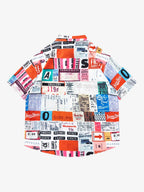 Theprecipice Street Full Printed Short-sleeved Shirts - 2259