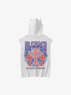 Theprecipice Washed Hooded Cotton Undershirt