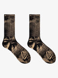 Theprecipice Workwear Distressed Tie-dyed Socks