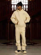 Theprecipice Street Hip-Hop Letters Fleece Tracksuit - 2230