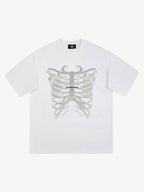 Theprecipice Skull Print T-shirt