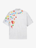 Retro Graffiti Hand-Painted T-Shirt