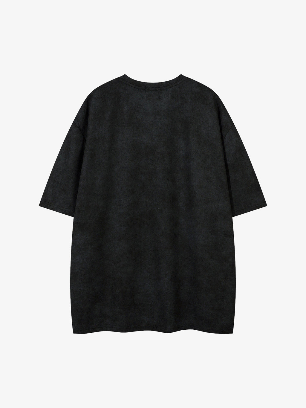 Oversized Graphic Suede Print T-Shirt