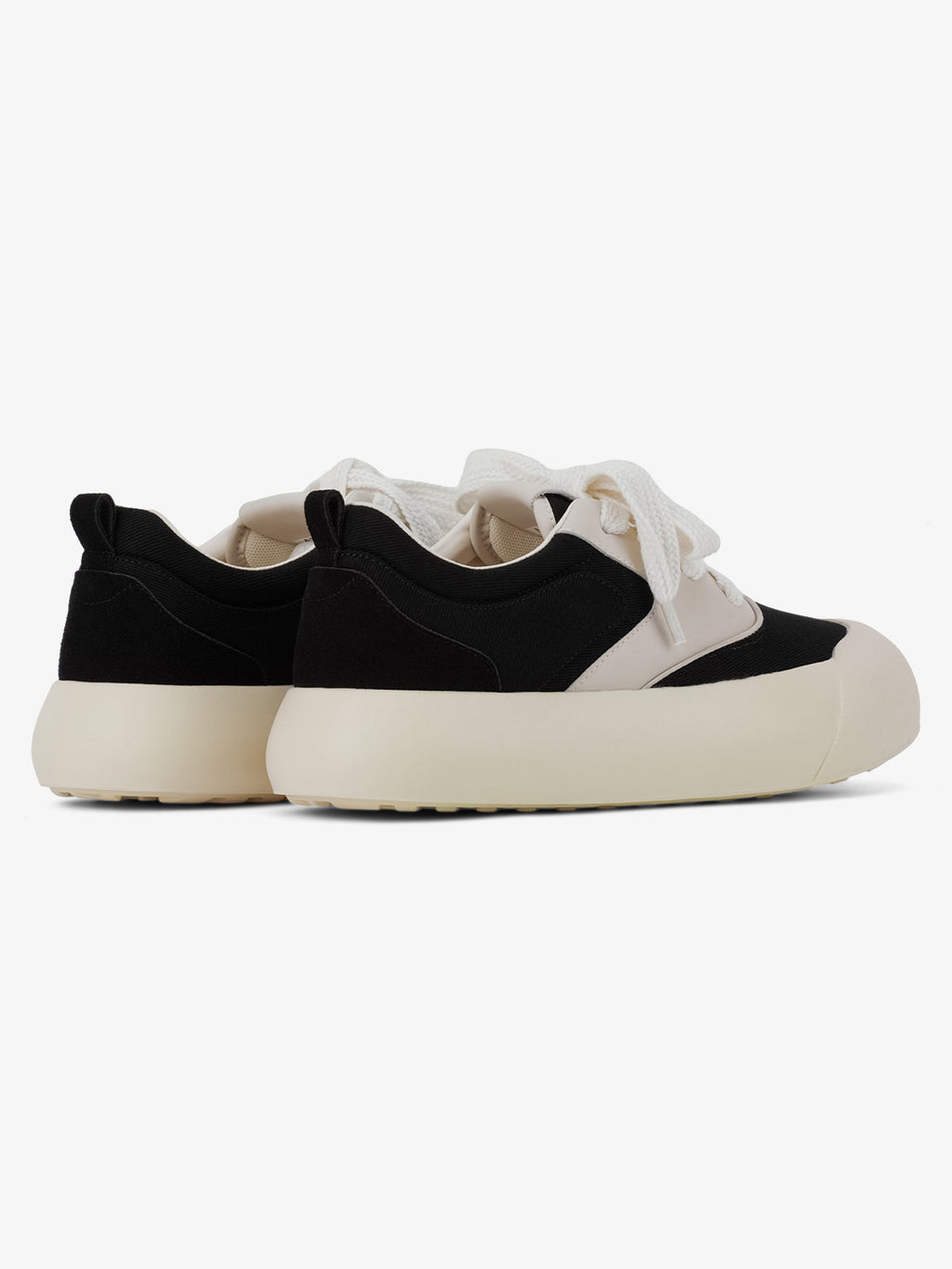 Theprecipice Chunky Round-Toe Color-Block Rap Sneakers
