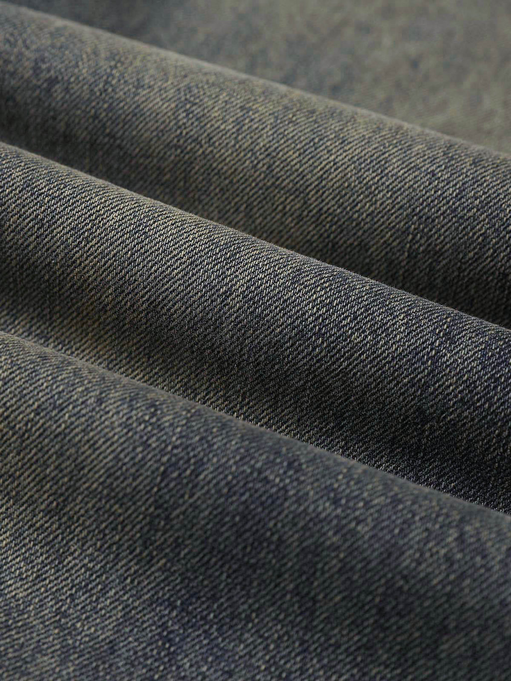 Washed Dirty-Dye Straight Jeans - 2352