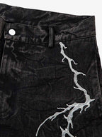 Theprecipice High Street Hip-hop Distressed Washed Jeans - 2185