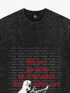 Bold Graphic Slogan T-Shirt
