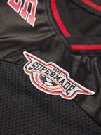 Original Flame Print Football Jersey T-Shirt